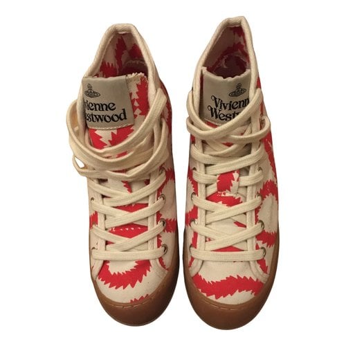 Pre-owned Vivienne Westwood Cloth Trainers In Multicolour