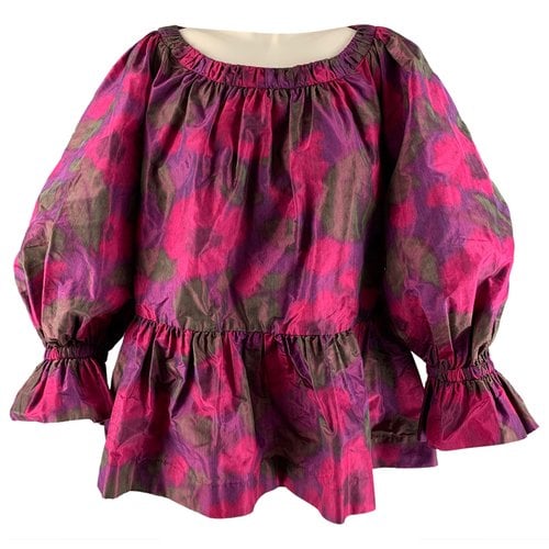 Pre-owned Marc Jacobs Silk Blouse In Purple