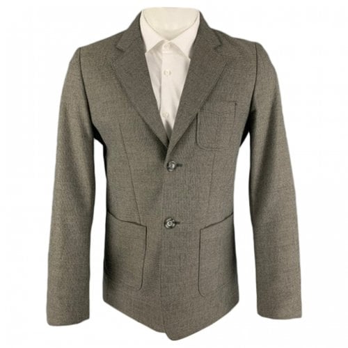 Pre-owned Apc Wool Jacket In Grey