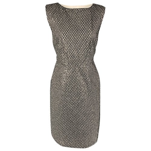 Pre-owned Marc Jacobs Silk Dress In Grey