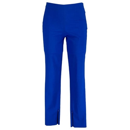 Pre-owned La Perla Wool Trousers In Blue