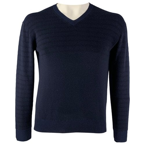 Pre-owned Junya Watanabe Wool Knitwear & Sweatshirt In Blue