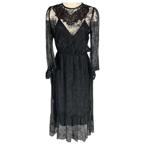 Pre-owned Marc Jacobs Lace Dress In Black