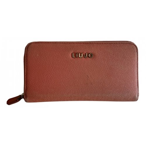 Pre-owned Liujo Leather Wallet In Pink