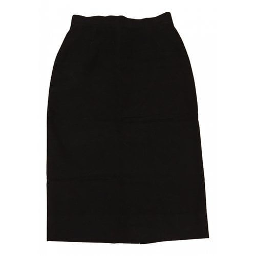 Pre-owned Vivienne Westwood Anglomania Velvet Mid-length Skirt In Black