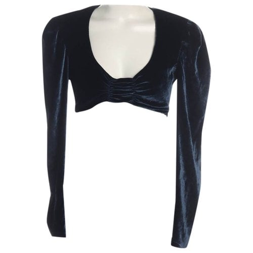 Pre-owned Alessandra Rich Blouse In Blue