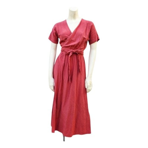Pre-owned Indi And Cold Mid-length Dress In Red