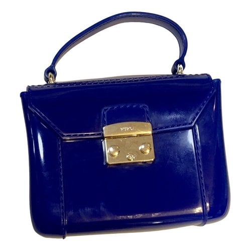 Pre-owned Furla Metropolis Handbag In Blue
