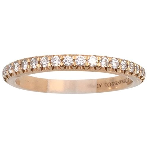 Pre-owned Tiffany & Co Pink Gold Ring