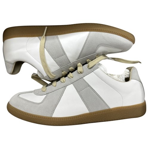 Pre-owned Mm6 Maison Margiela Low Trainers In White