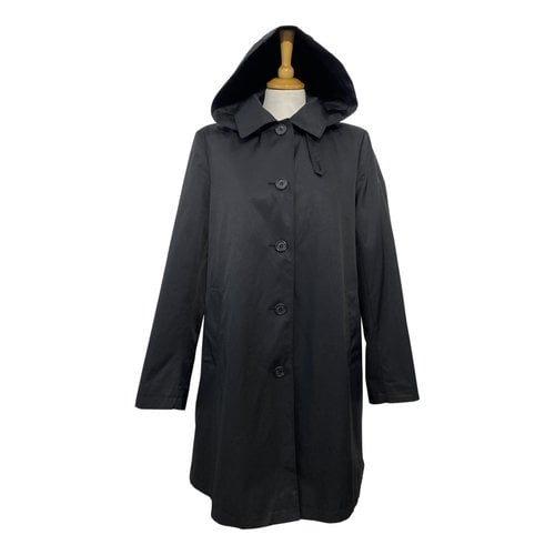 Pre-owned Lauren Ralph Lauren Coat In Black
