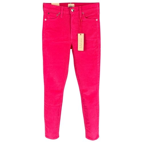 Pre-owned Alice And Olivia Trousers In Pink