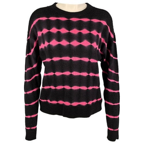 Pre-owned Alice And Olivia Wool Jumper In Black