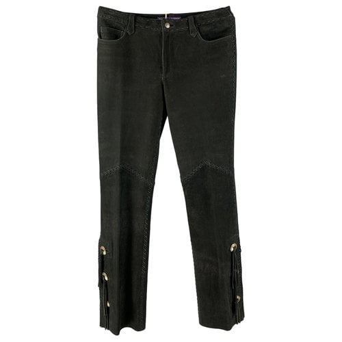 Pre-owned Ralph Lauren Trousers In Black