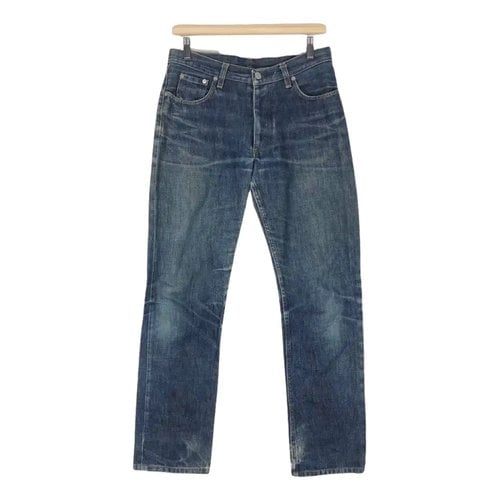 Pre-owned Helmut Lang Straight Jeans In Blue