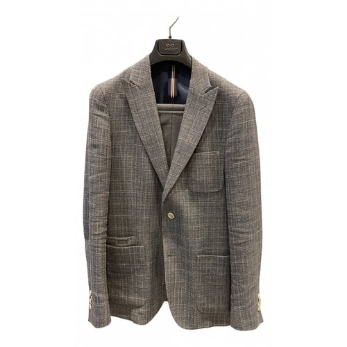 Pre-owned Cc Collection Corneliani Wool Jacket In Green