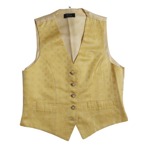 Pre-owned Altea Silk Knitwear In Yellow