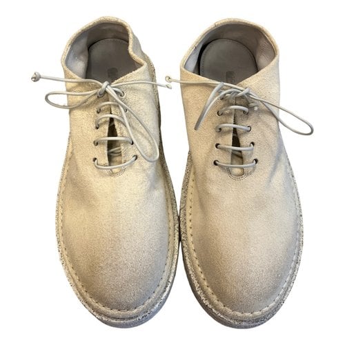 Pre-owned Marsèll Lace Ups In Beige