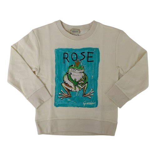 Pre-owned Gucci Kids' Sweatshirt In Beige