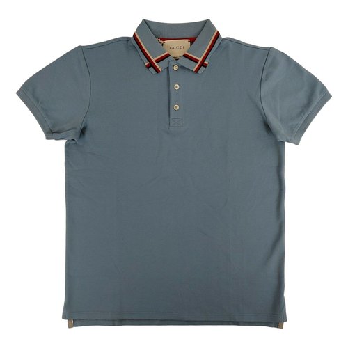 Pre-owned Gucci Kids' Polo In Blue