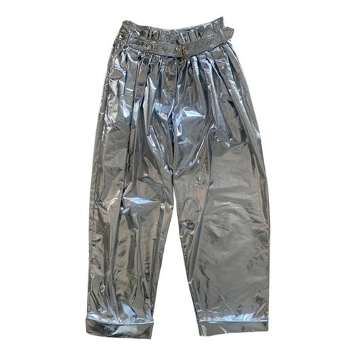 Pre-owned Balmain Short Pants In Metallic