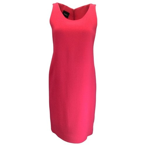 Pre-owned Akris Wool Mid-length Dress In Pink