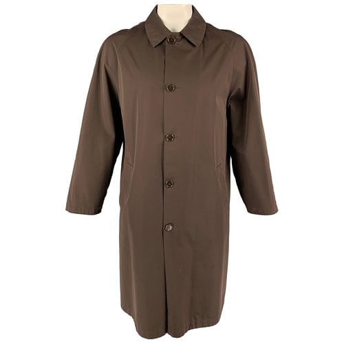 Pre-owned Kiton Coat In Brown