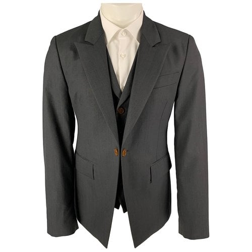 Pre-owned Vivienne Westwood Wool Jacket In Grey