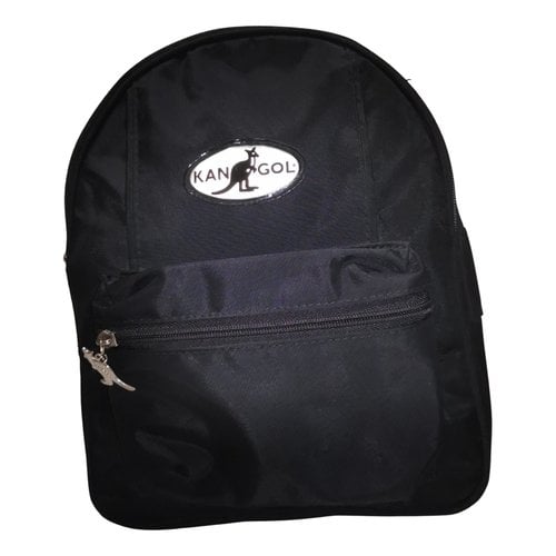 Pre-owned Kangol Cloth Backpack In Black