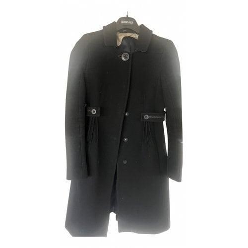Pre-owned Aquilano Rimondi Wool Coat In Black