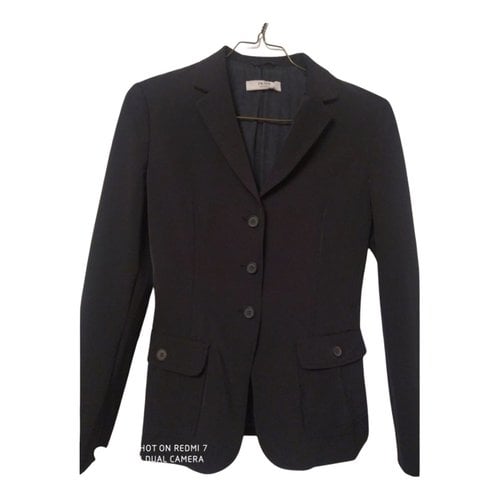 Pre-owned Prada Cashmere Jacket In Black