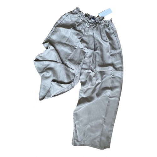 Pre-owned French Connection Trousers In Beige