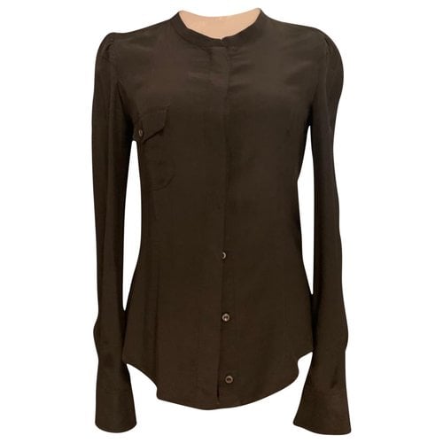 Pre-owned Isabel Marant Silk Shirt In Black
