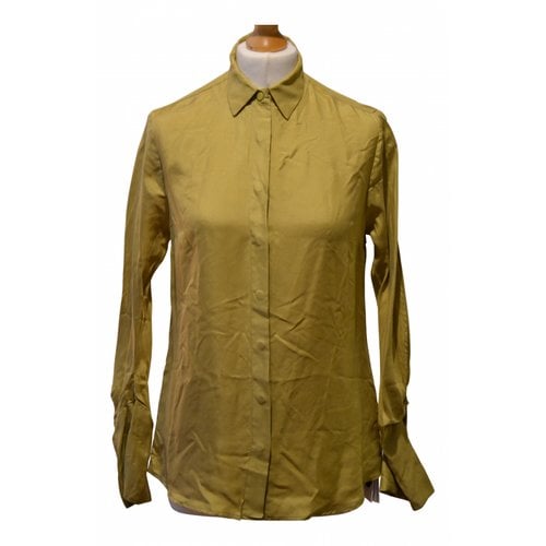 Pre-owned Bagutta Silk Shirt In Yellow