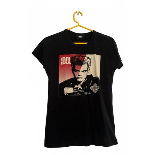 Pre-owned D&g T-shirt In Black