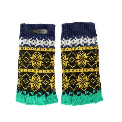 Pre-owned Burberry Wool Gloves In Multicolour