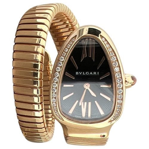 Pre-owned Bvlgari Pink Gold Watch