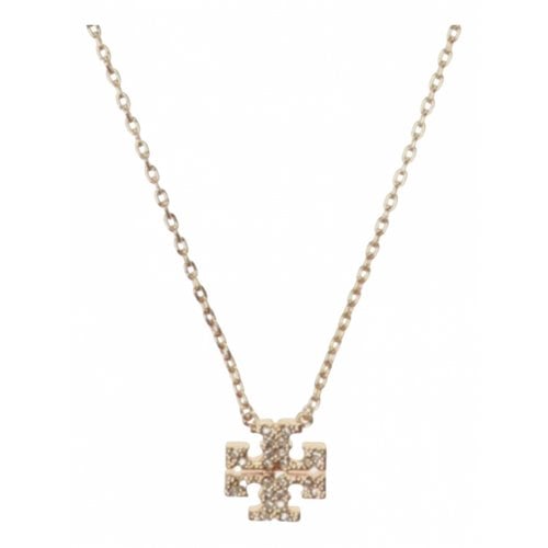 Pre-owned Tory Burch Necklace In Gold