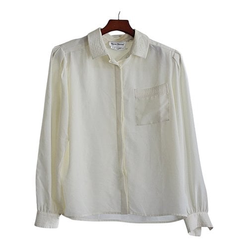 Pre-owned Nipon Boutique Blouse In Ecru