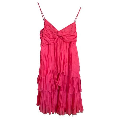 Pre-owned Philosophy Di Alberta Ferretti Silk Mini Dress In Pink