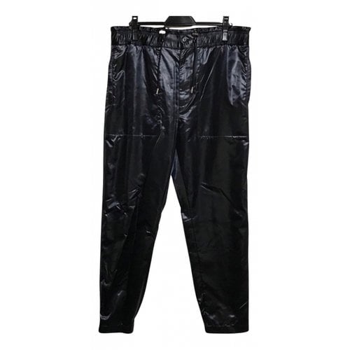 Pre-owned Dior Trousers In Navy