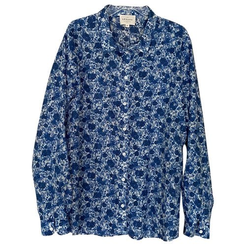 Pre-owned Sézane Blouse In Blue