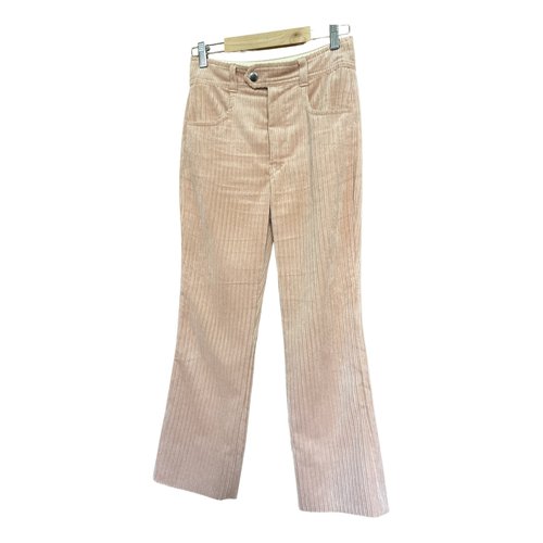 Pre-owned Isabel Marant Straight Pants In Pink