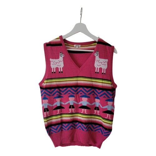 Pre-owned Manoush Wool Jumper In Pink