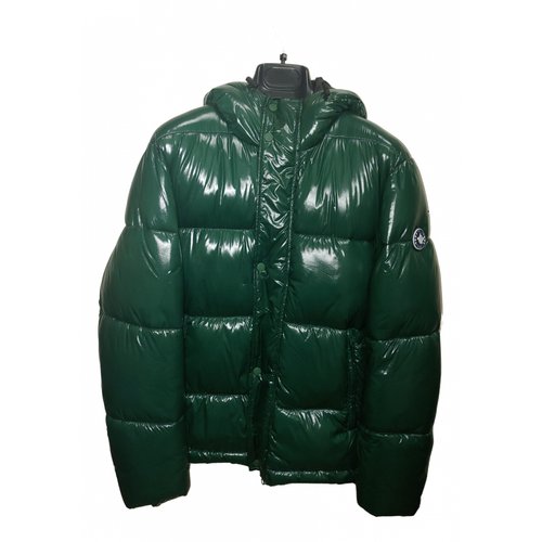 Pre-owned Marina Yachting Puffer In Green