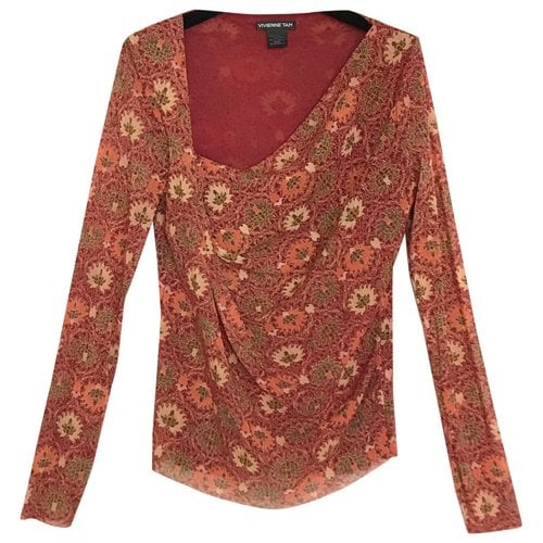 Pre-owned Vivienne Tam Blouse In Red
