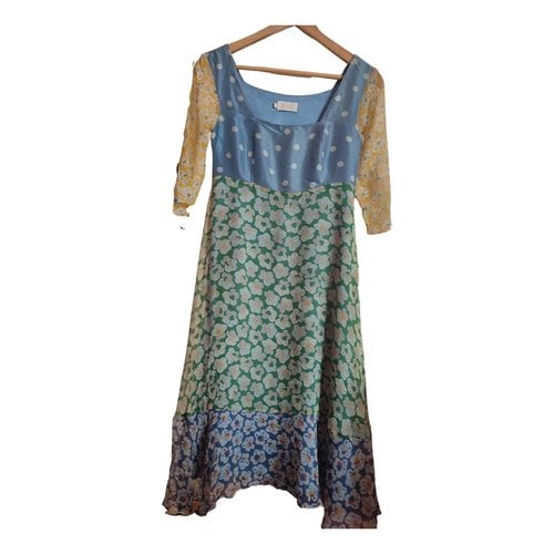 Pre-owned Toast Silk Mid-length Dress In Multicolour