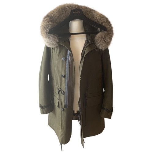Pre-owned Valentino Parka In Green