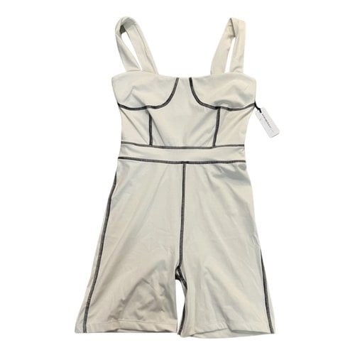Pre-owned Weworewhat Jumpsuit In White