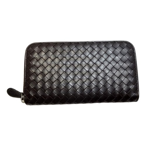 Pre-owned Bottega Veneta Leather Small Bag In Black